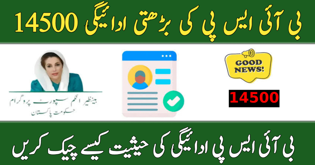 BISP 14500 June 2025 Payment Status Check – Complete Guide for Beneficiaries