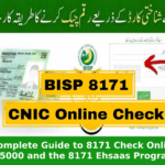 Complete Guide to 8171 Check Online 25000 and the 8171 Ehsaas Program