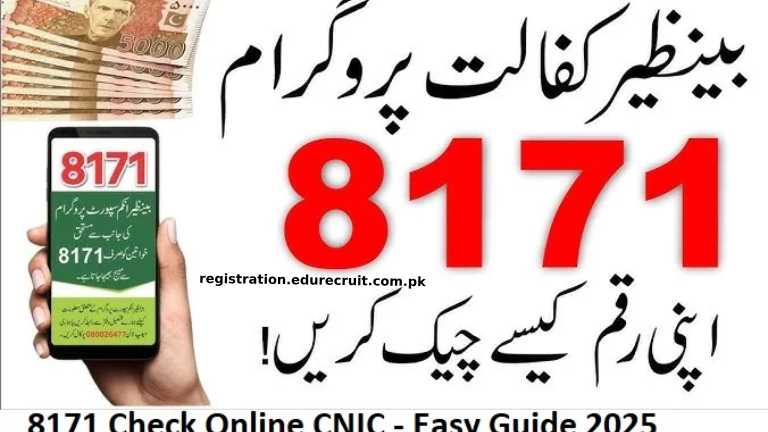 8171 Ehsaas Program 2025 | Latest Updates, Eligibility, and How to Receive 25000 BISP Payment