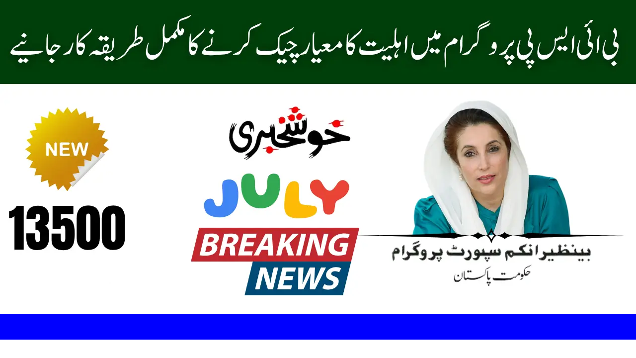 BISP 8171 Payment Eligibility July 2025 CNIC Check Registration Rs 13500: Your Friendly Guide